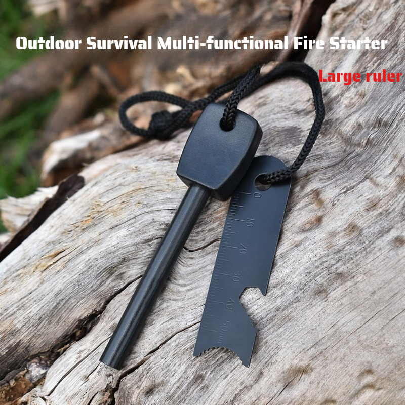 Ferro Rod Striker - Outdoor Survival Flint Fire Starter with