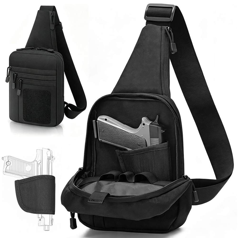 Edc Concealed Carry Holster - Concealed Carry Chest Gun Bag Pistol