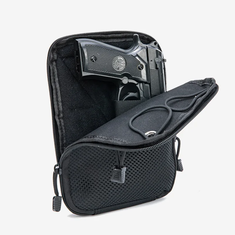 Edc Carry Gun - Molle Tactical Concealed Gun Holster Pouch