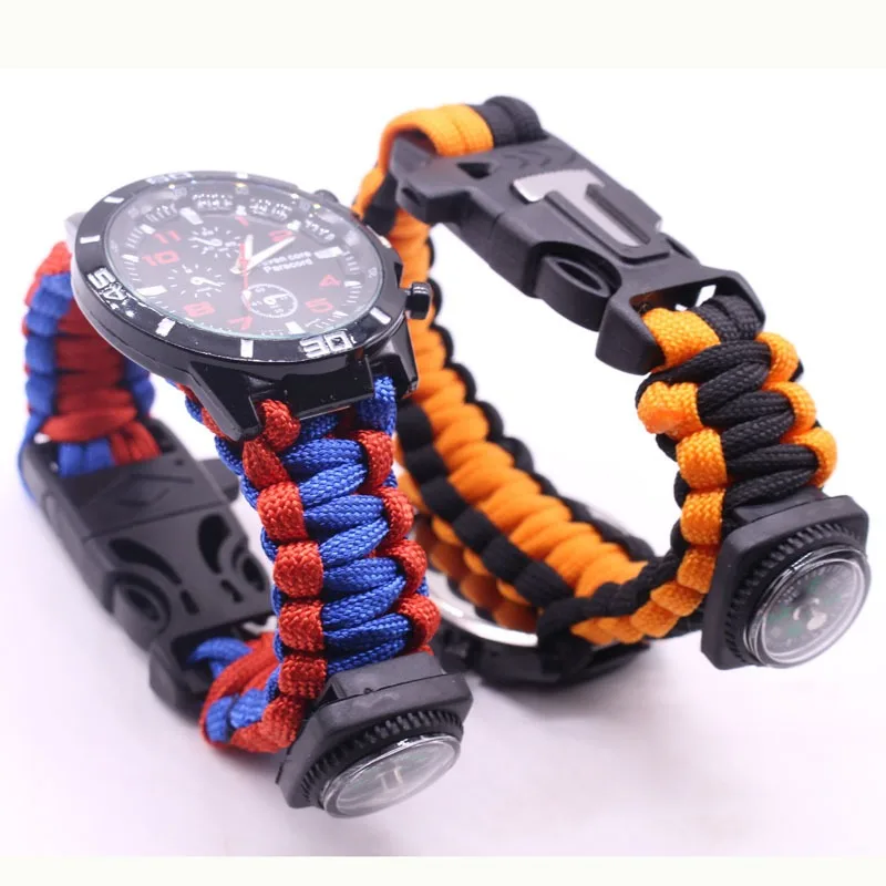 Ferro Rod Striker - Multifunctional Outdoor Watch Umbrella Rope Weaving