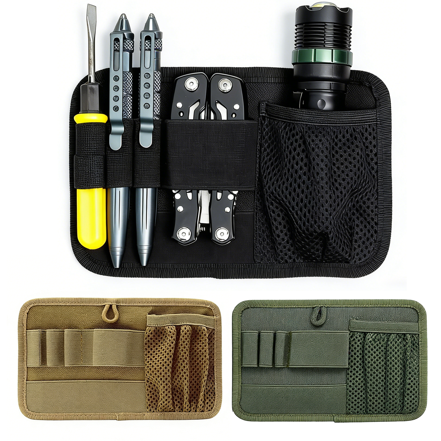 Edc Carry Pocket - Modular Hook Loop Panel EDC Organizer