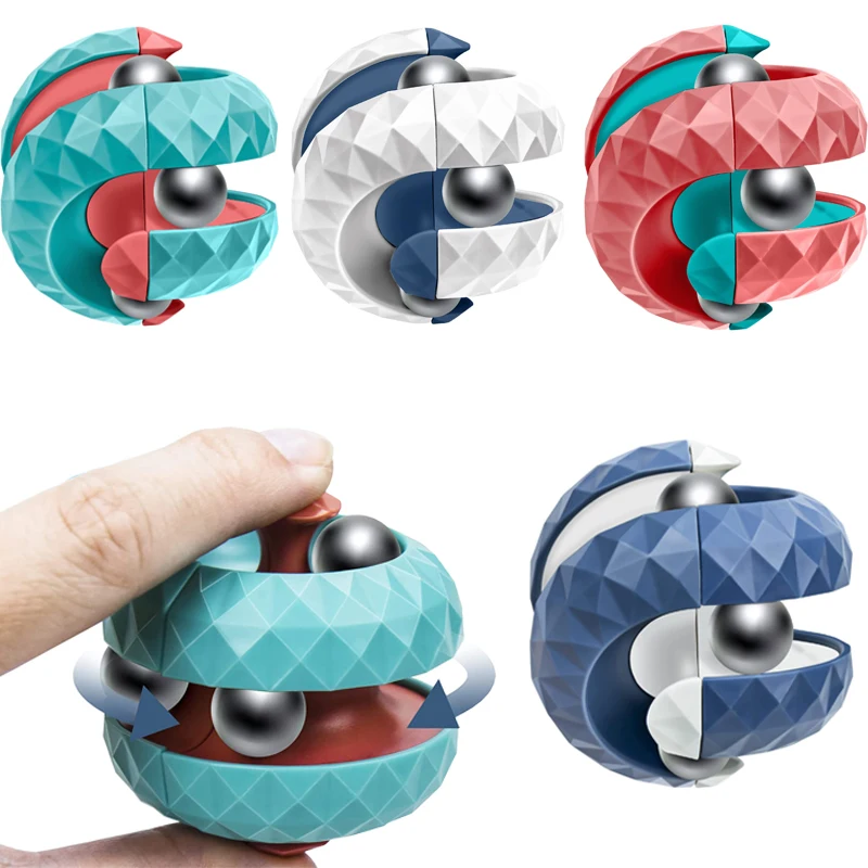 Fidget Spinner Bearing - Decompression Toy Children Orbit Ball Cube