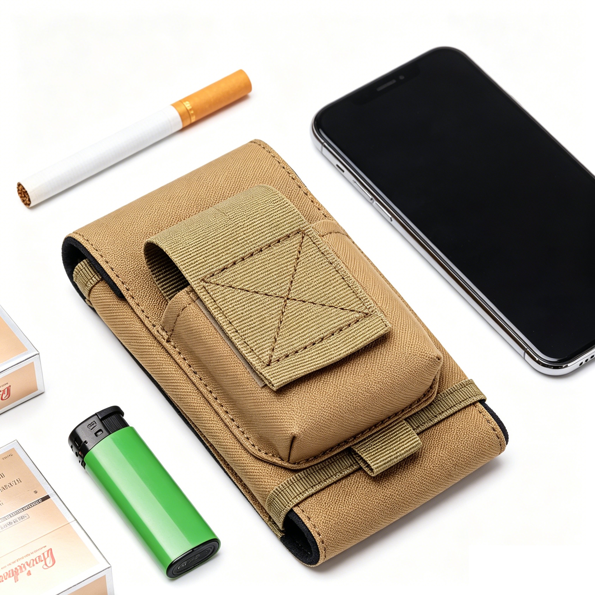 Edc Carry Pocket - Tatical EDC Cigarette Box Cell Phone