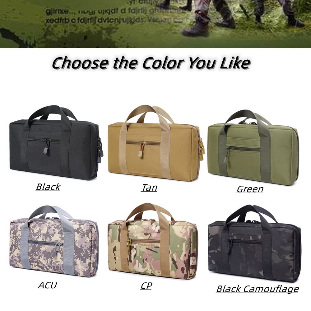 Edc Carry Gun - Tactical Pistol Range Bag Gun Case