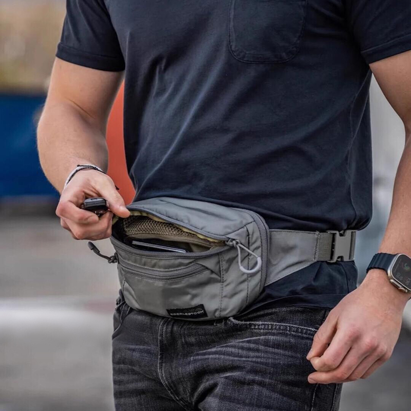 Edc Carry Bag For Men - Mens Belt Bag with Adjustable Strap