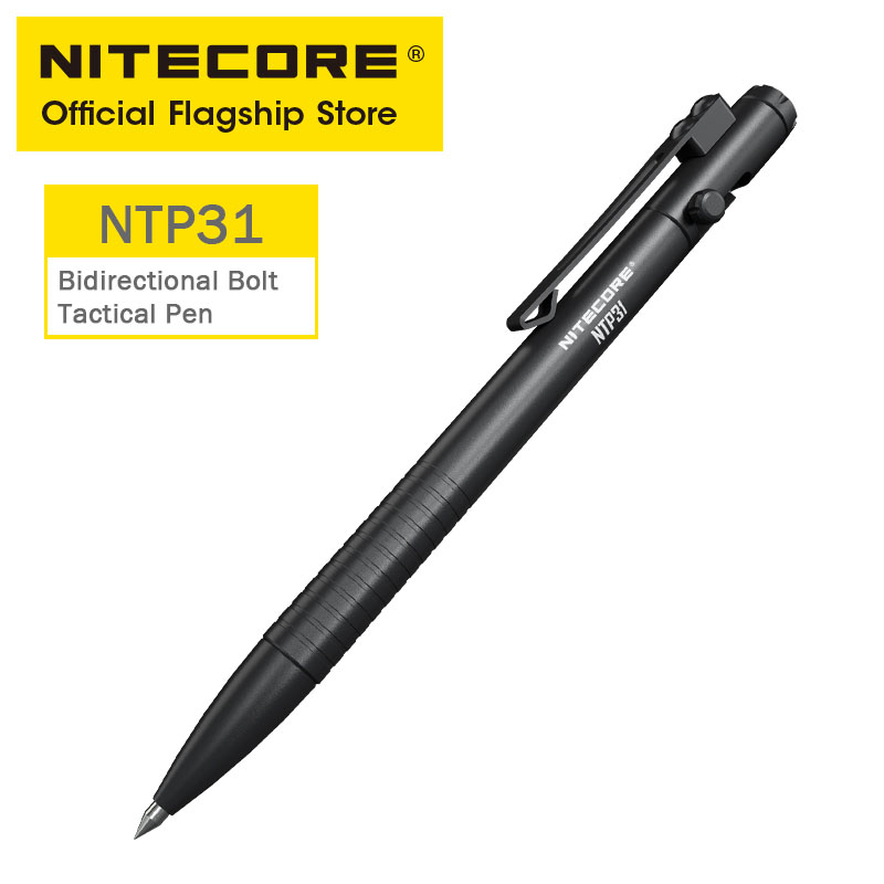 Pen Tactical Glass - Nitecore NTP31 CNC Bidirectional Bolt Action