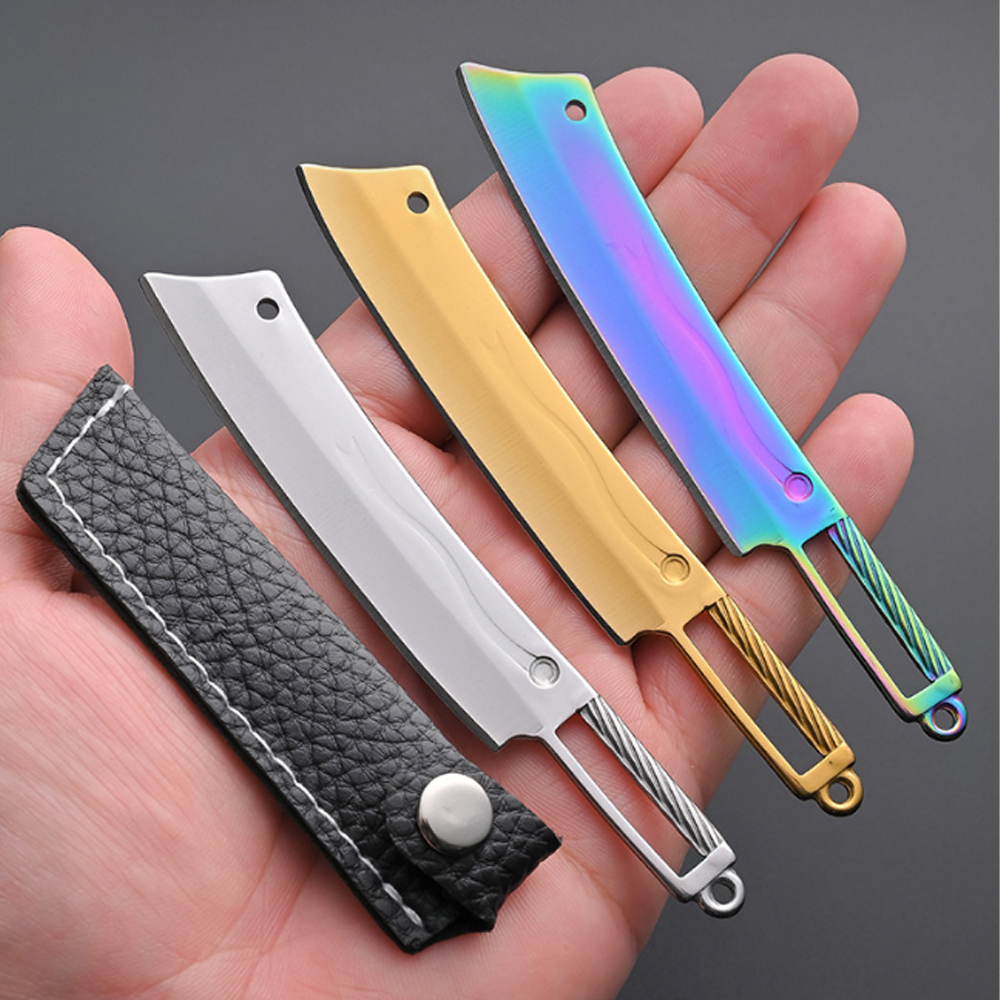 Edc Every Day Carry おもちゃ - Titanium Mini Knife - Portable EDC