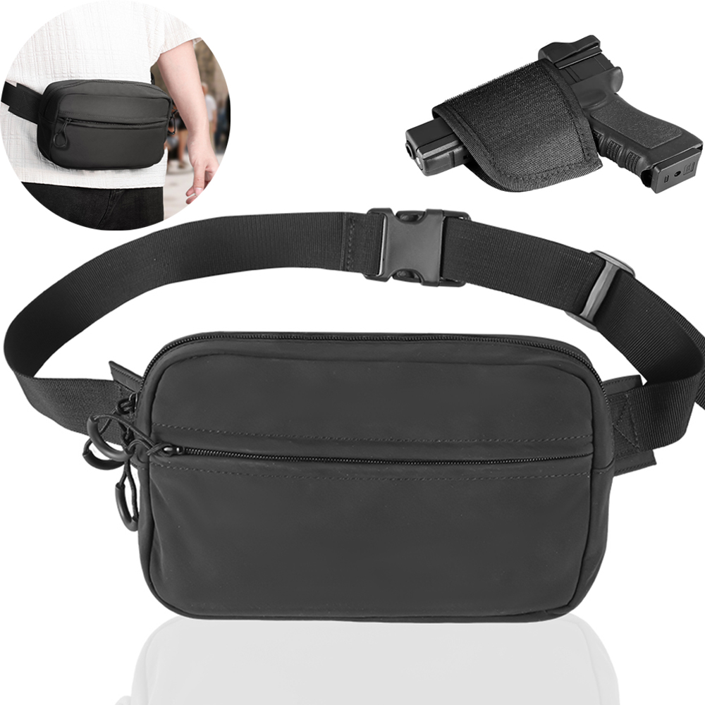 Edc Carry Gun - Tactical Fanny Pack with Holster Concealed