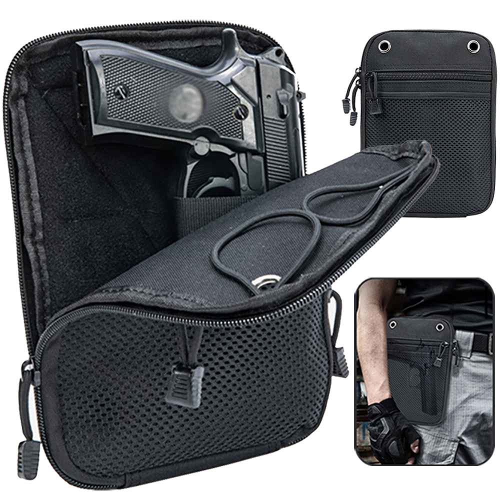 Edc Carry Gun - Molle Outdoor Tactical Concealed Gun Holster