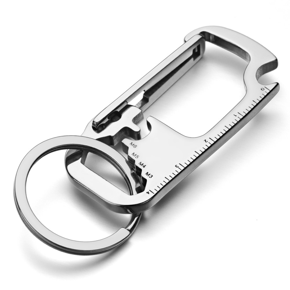 Bottle Opener Keyring - Personalized Name Number Keychains Stainless Steel