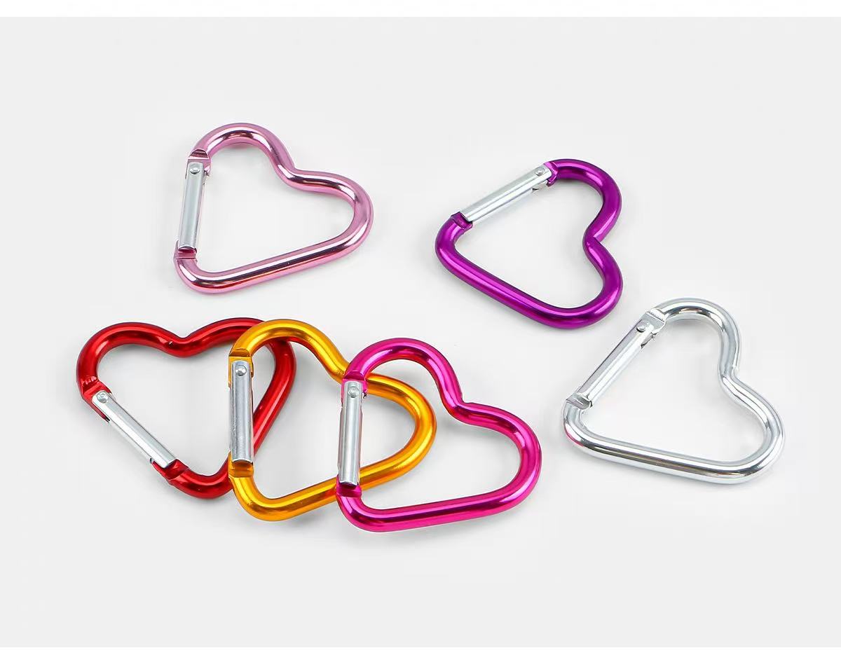 5pcs Aluminum Alloy Colorful H - Carabiner Keychain 评论和价格