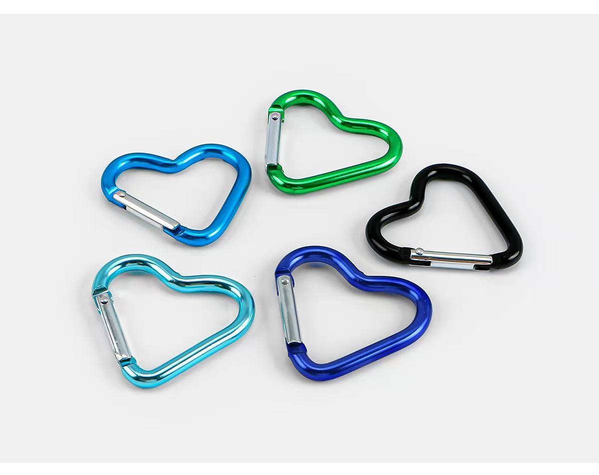 5pcs Aluminum Alloy Colorful H - Carabiner Keychain 评论和价格