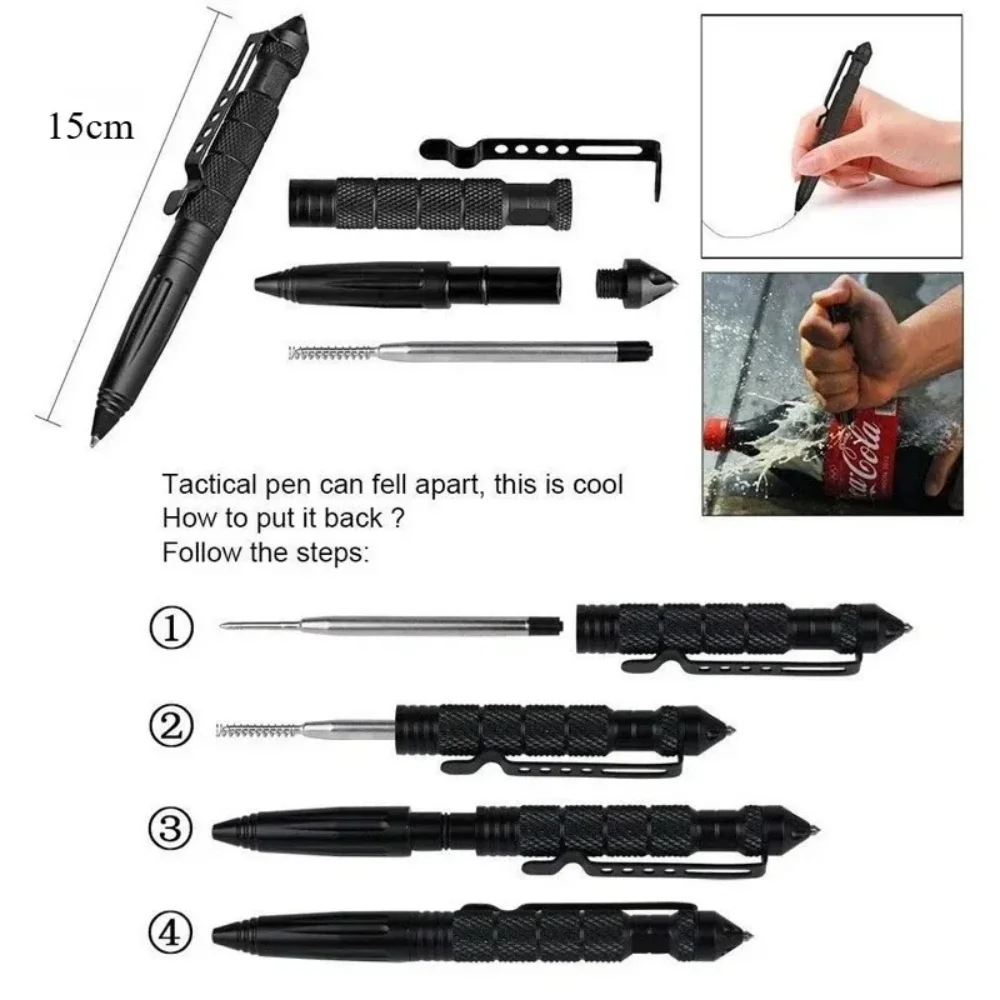 Multi-Function Tactical Pen Tu - Pen Tactical Glass 评论和价格