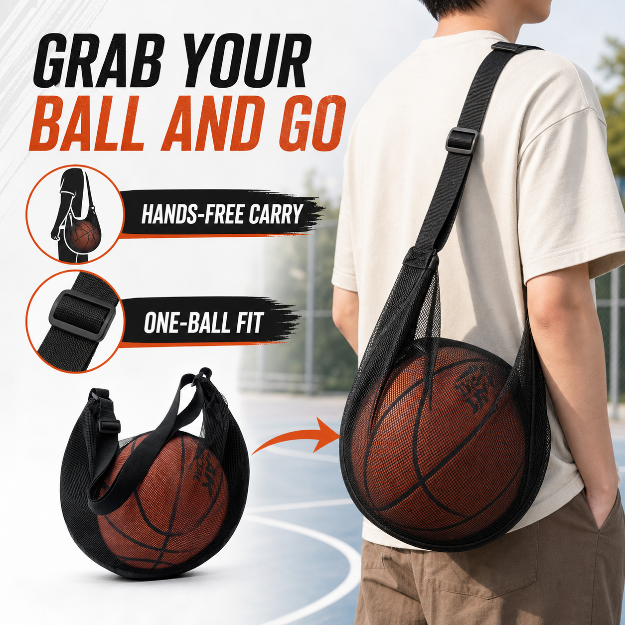 Single Ball Bag Mesh Basketbal - Edc Carry Bag 评论和价格