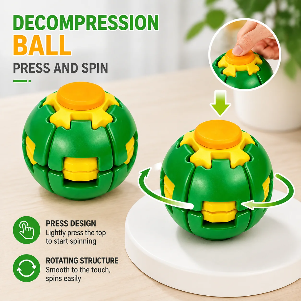 New Press to Spin Fidget Ball, - Fidget Spinner Bearing 评论和价格