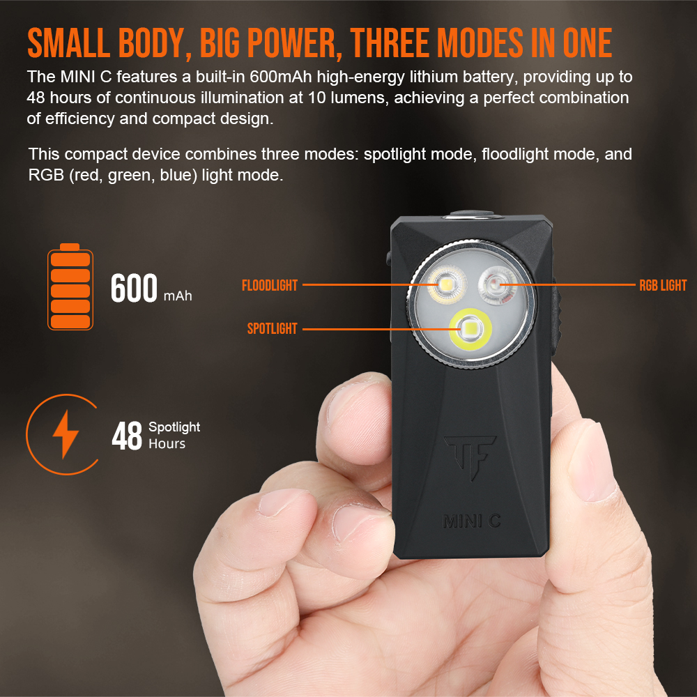 Trustfire MINIC 800 Lumens EDC - Edc Every Day Carry おもちゃ 评论和价格