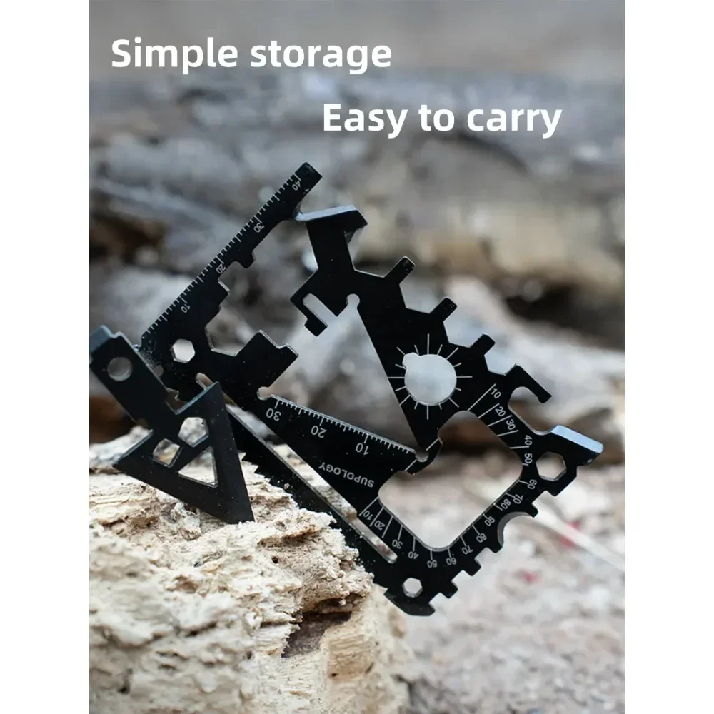 Outdoor Portable 18 in 1 Card  - Edc Carry Card 评论和价格
