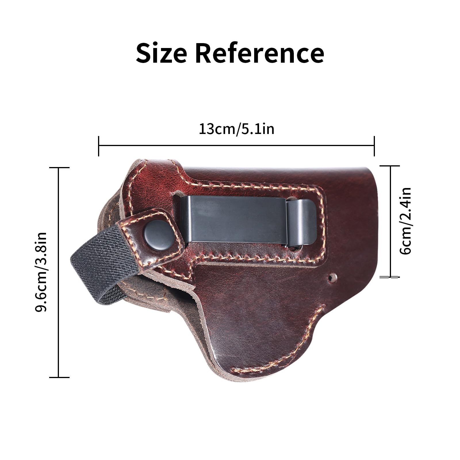 Tactical Leather Concealed Car - Edc Carry Belt Leather 评论和价格