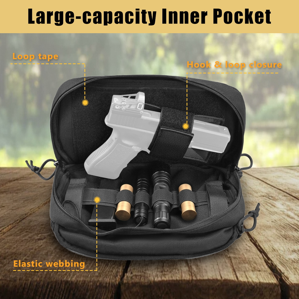 Tactical Pistol Waist Bag CCW  - Edc Concealed Carry Holster 评论和价格