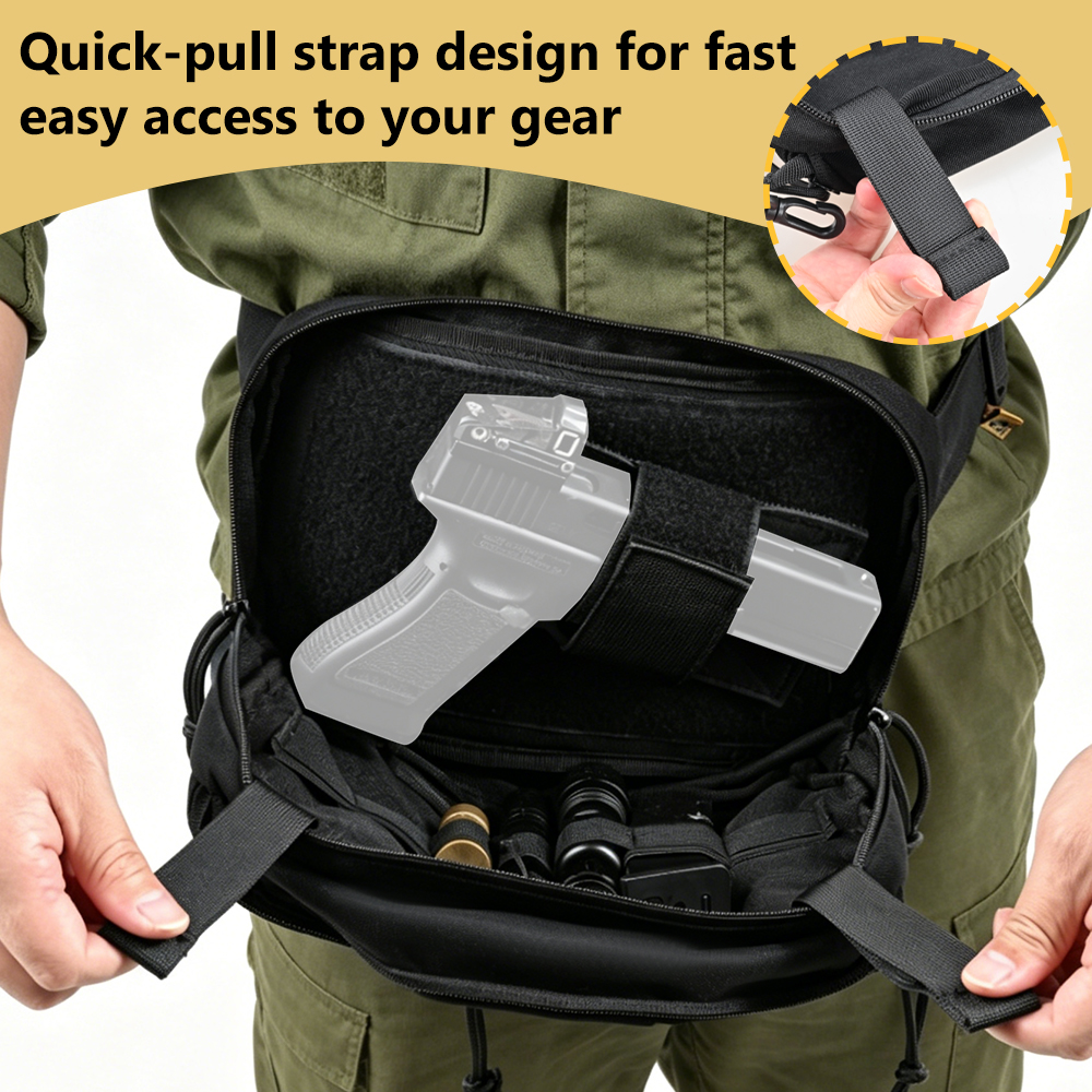 Tactical Pistol Waist Bag CCW  - Edc Concealed Carry Holster 评论和价格