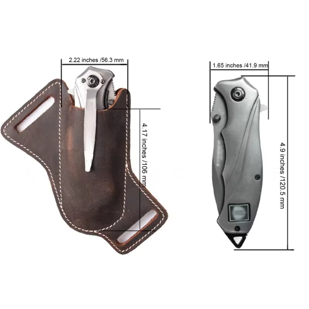 Premium Rugged Leather Knife S - Edc Carry Belt Leather 评论和价格
