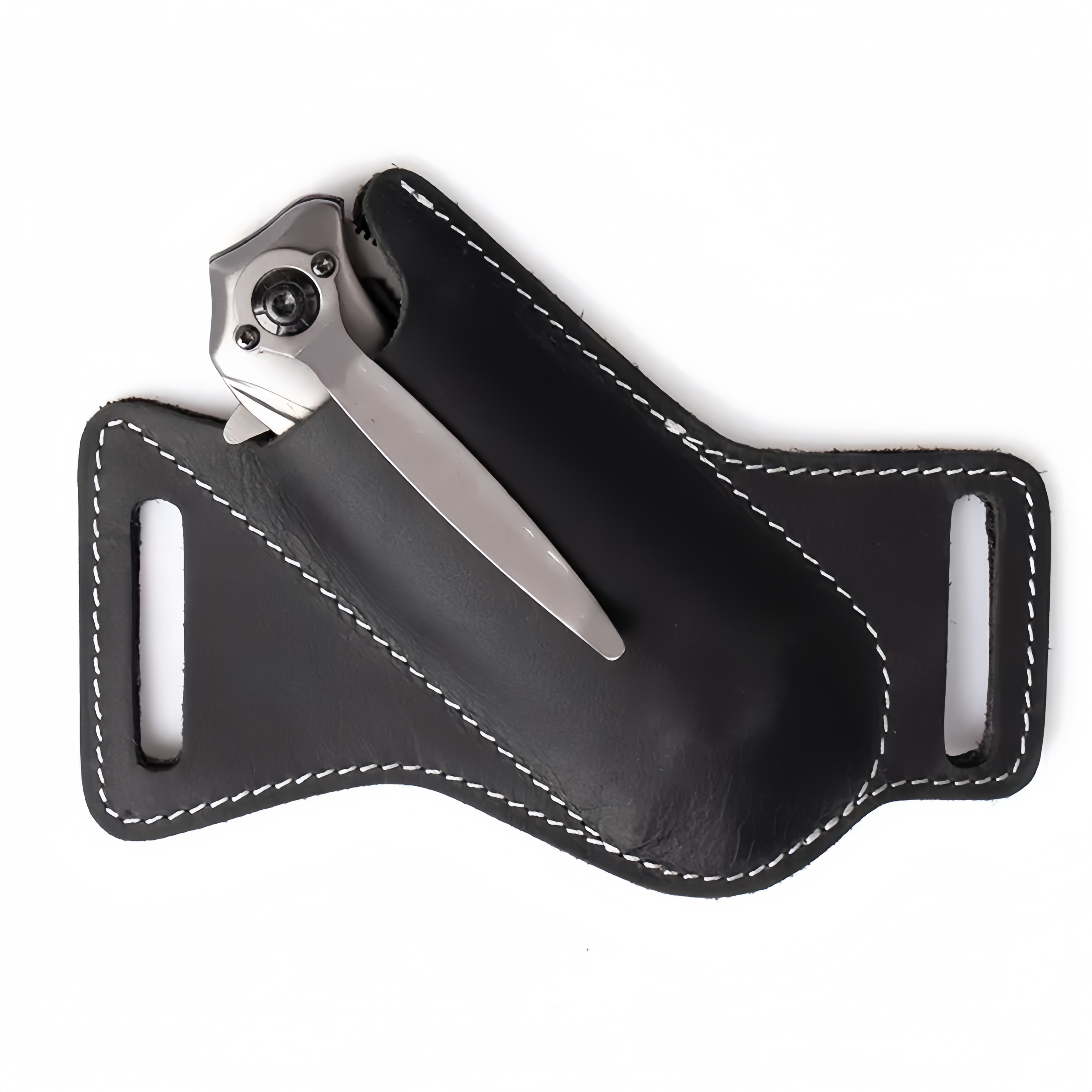 Leather Sheath for Folding Kni - Edc Carry Belt Leather 评论和价格