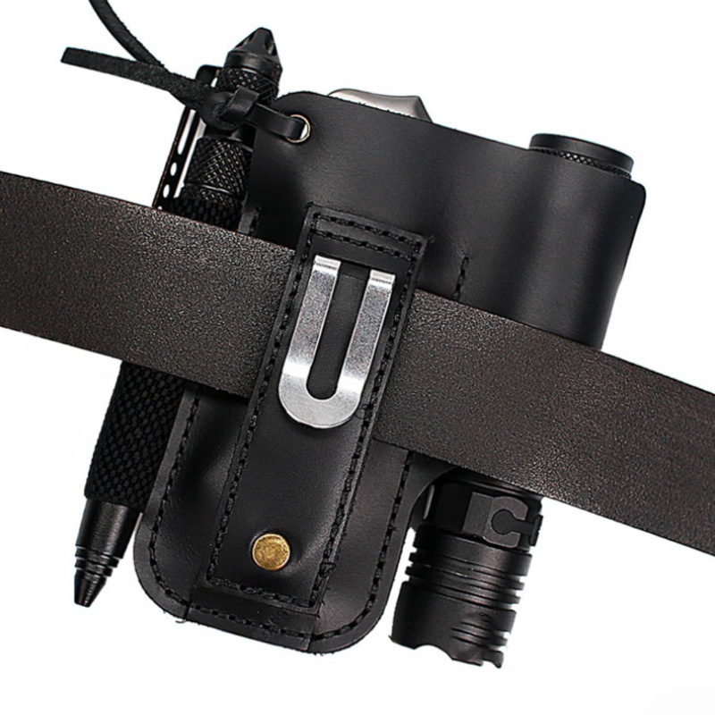 EDC Leather Flashlight Tool Ho - Edc Carry Bag 评论和价格