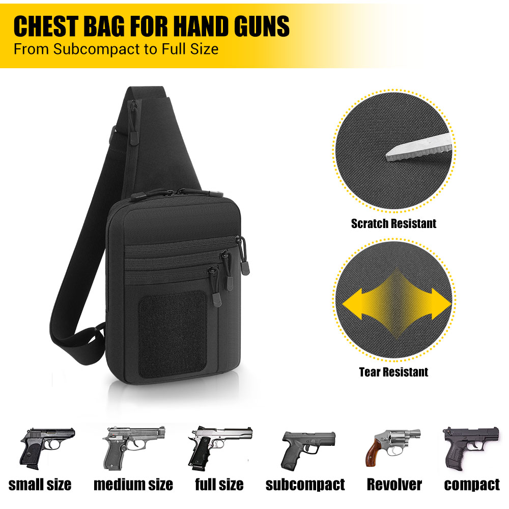Tactical Pistol Gun Bag Concea - Edc Concealed Carry Holster 评论和价格