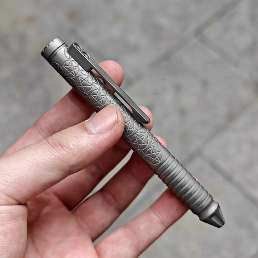 For EDC Titanium TC4 Alloy Pen - Edc Every Day Carry おもちゃ 评论和价格