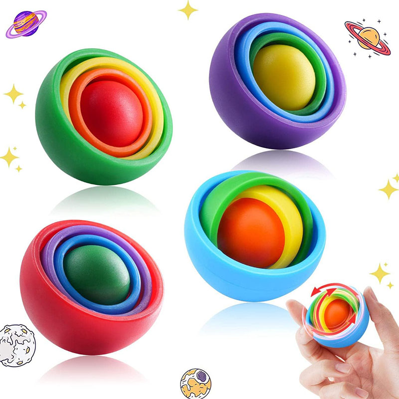 3D Rotation Ball Fidget Gyro S - Fidget Spinner Bearing 评论和价格