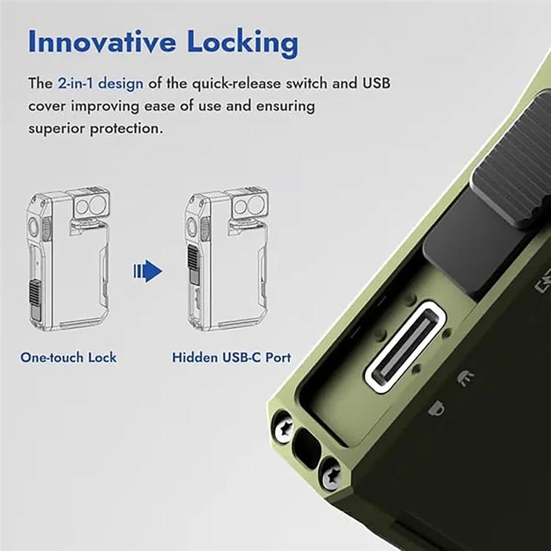 AT51-2Pcs EDC Flashlight With  - Edc Carry Flashlight 评论和价格