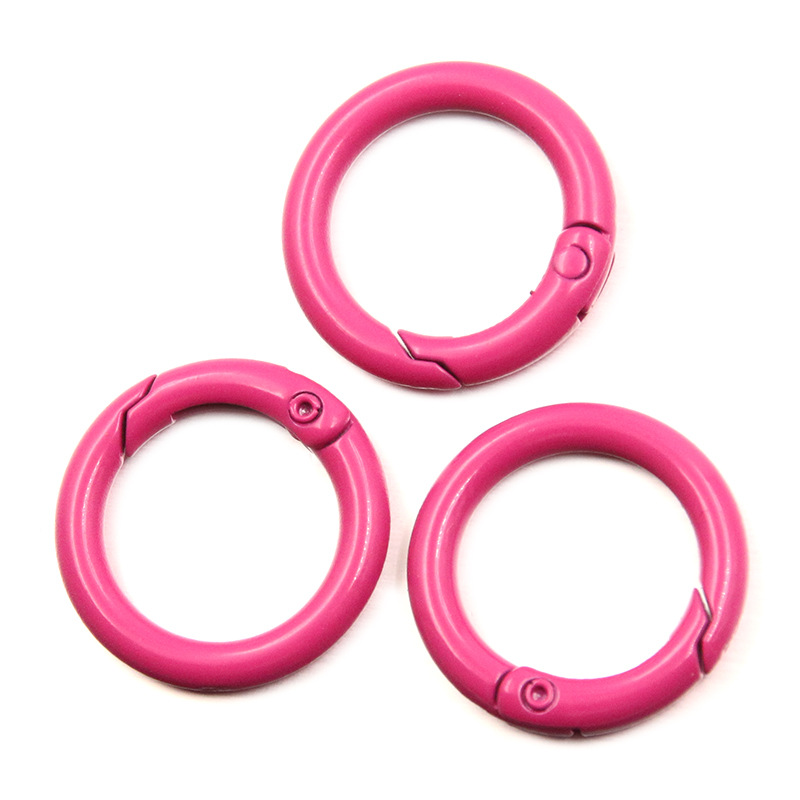 5-20pcs Colorful Spring O Ring - Carabiner Keychain 评论和价格