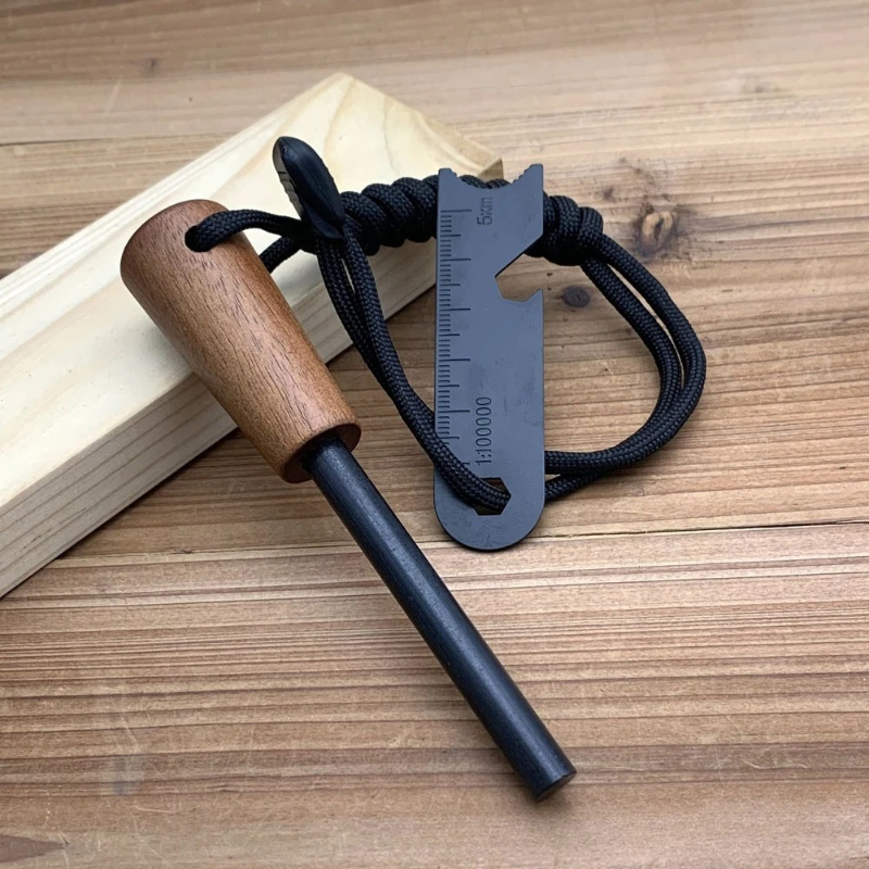 2-in-1 Bushcraft Magnesium Fir - Ferro Rod Striker 评论和价格
