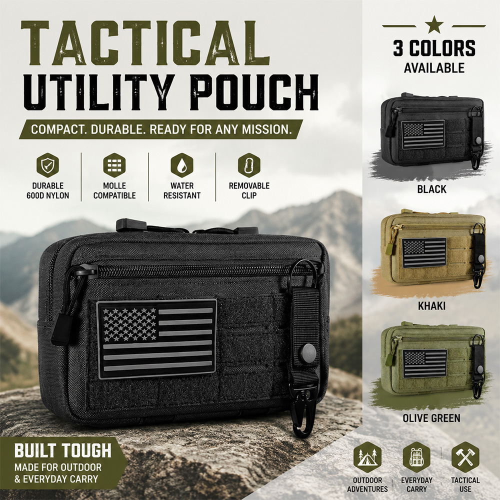 Tactical Molle EDC Pouch Outdo - Edc Carry Bag 评论和价格