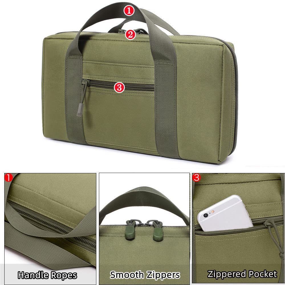 Tactical Pistol Range Bag Gun  - Edc Carry Gun 评论和价格