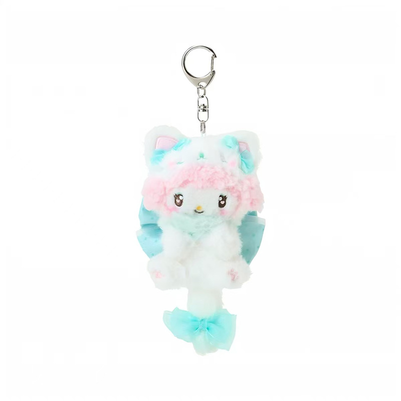 Hello Kitty Cream Cat Bowknot  - Carabiner Keychain 评论和价格