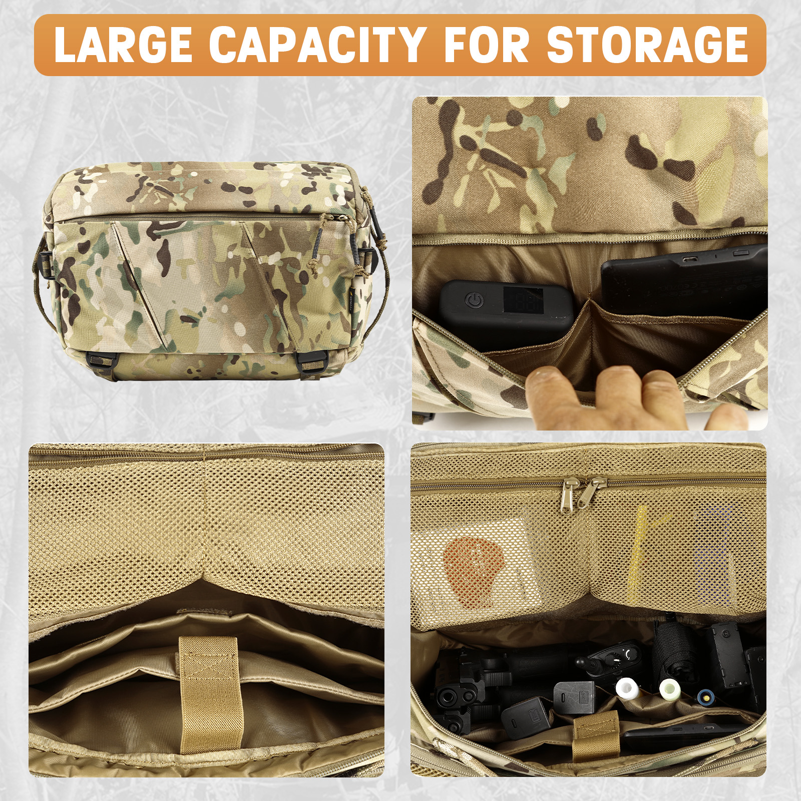 VOTAGOO 13L Tactical Sling Bag - Edc Carry Bag For Men 评论和价格