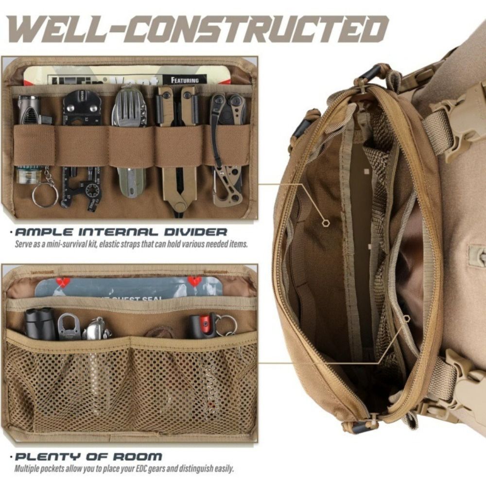 Fashion 1000D Nylon Men Chest  - Edc Carry Items 评论和价格