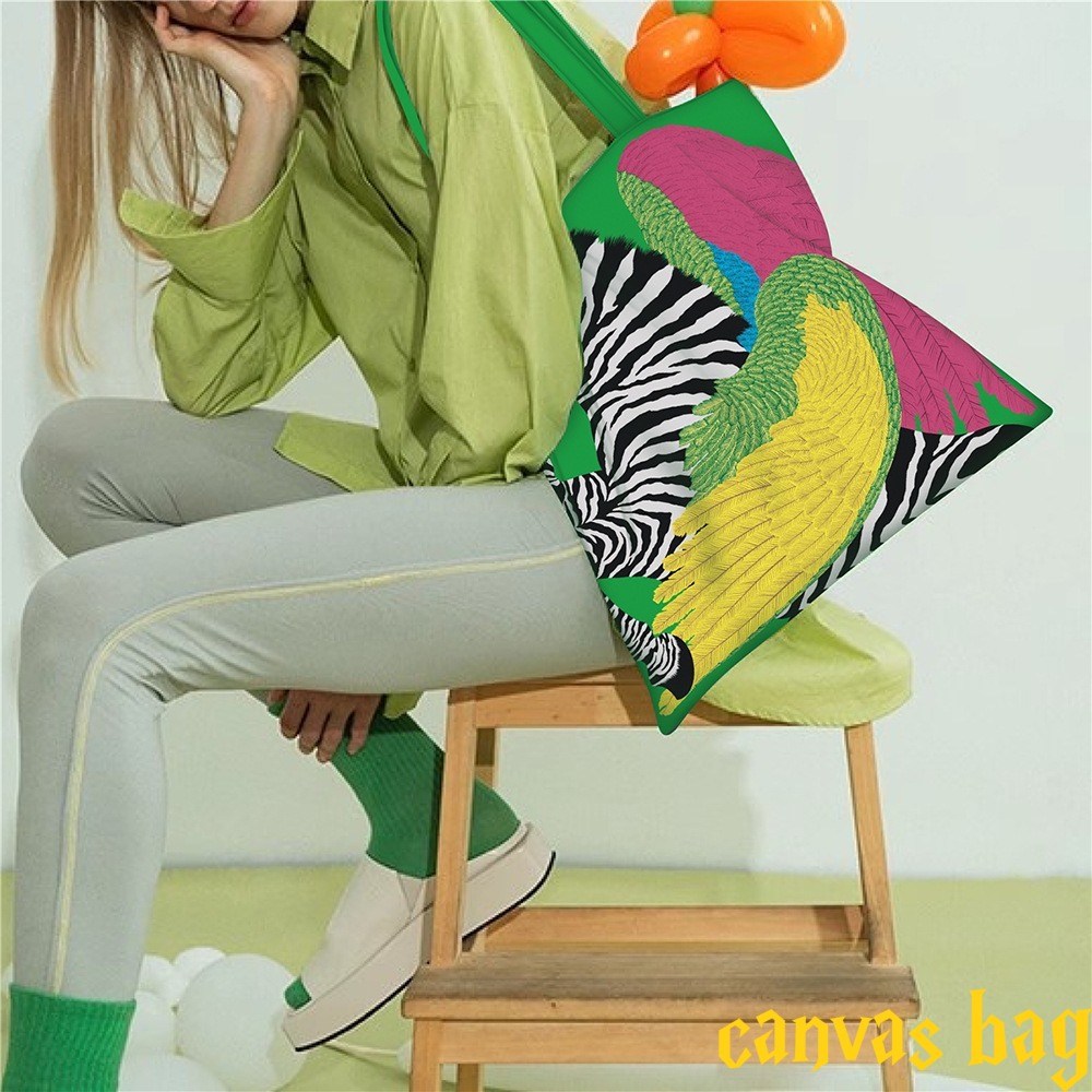 Fashion Multi-color Canvas Bag - Edc Carry Bag 评论和价格