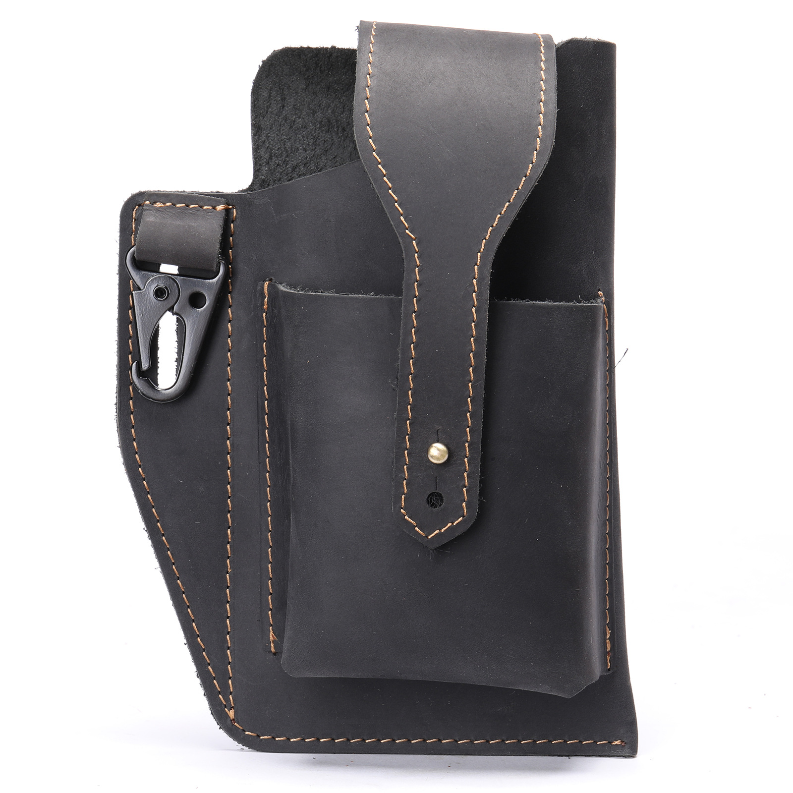 Crazy Horse Leather Phone Hols - Edc Carry Belt Leather 评论和价格