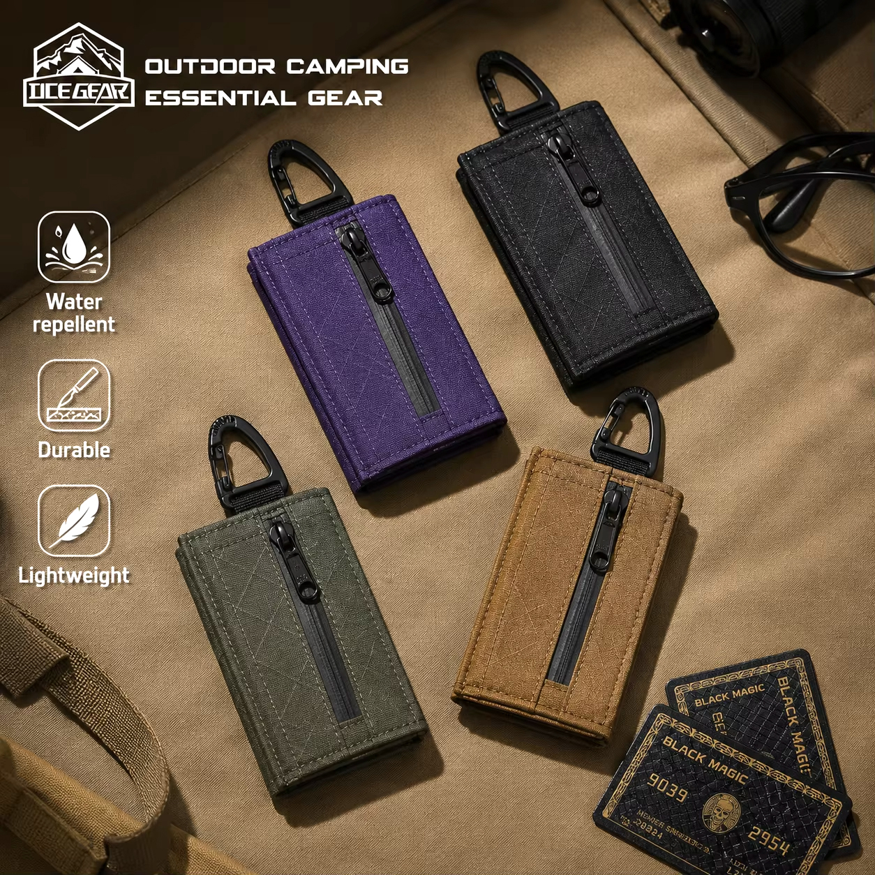 Lightweight Trifold Wallet wit - Edc Carry Card 评论和价格
