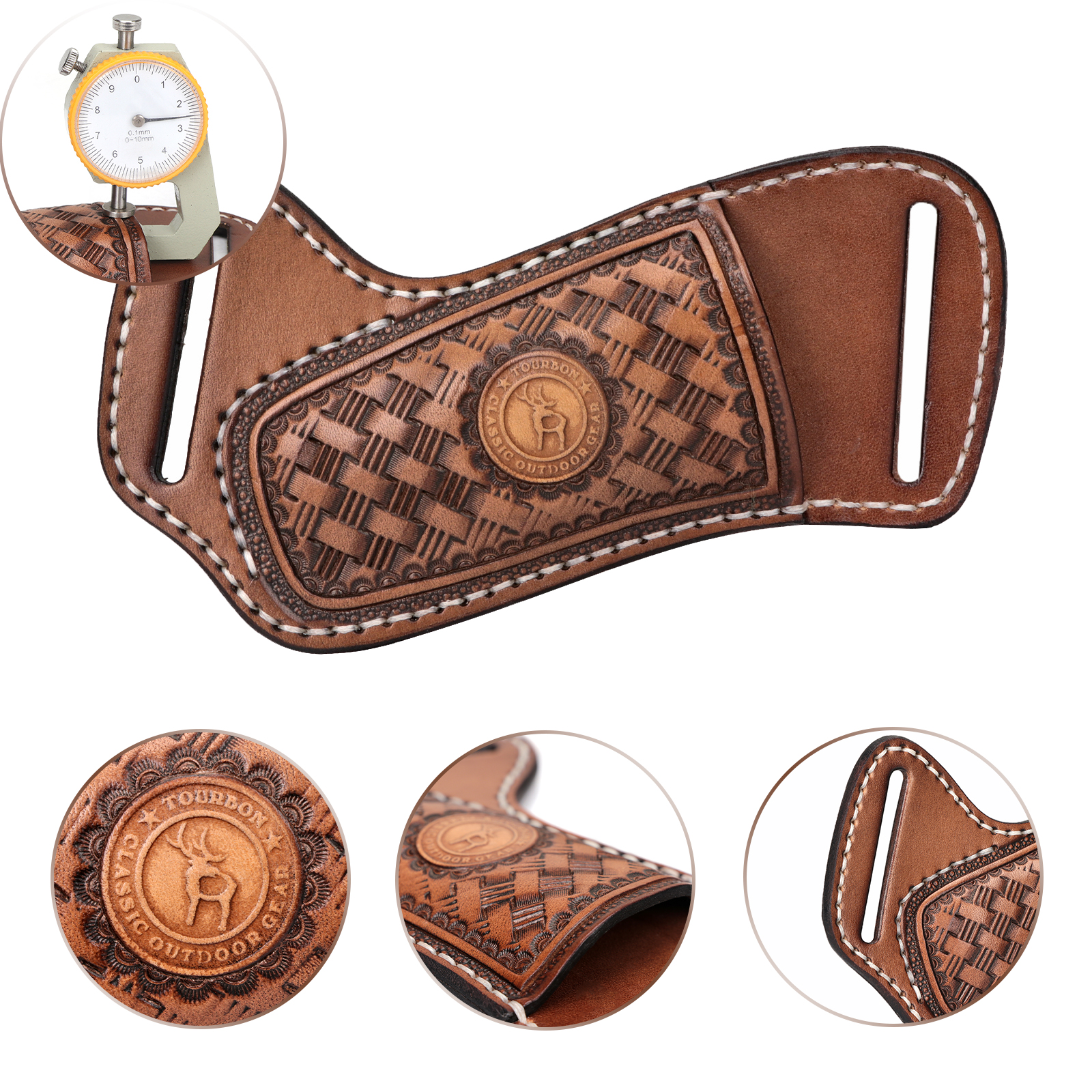 Tourbon Genuine Leather Large  - Edc Carry Belt Leather 评论和价格