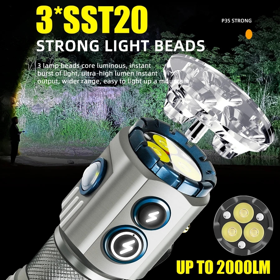 Powerful 2000LM EDC Flashlight - Edc Carry Flashlight 评论和价格