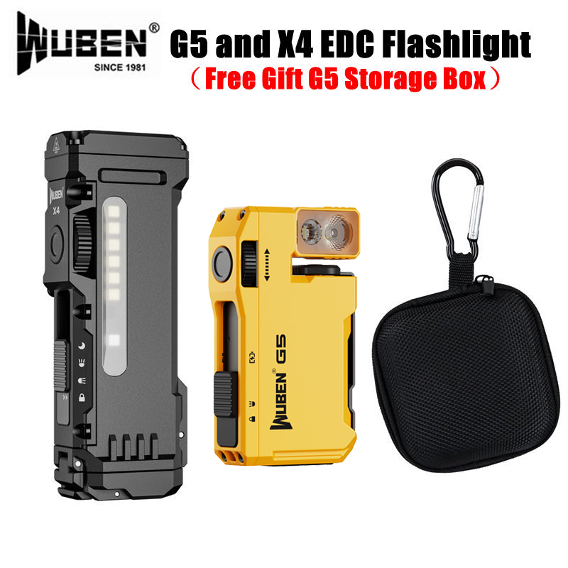 WUBEN G5 & X4 EDC Flashlight R - Edc Carry Flashlight 评论和价格
