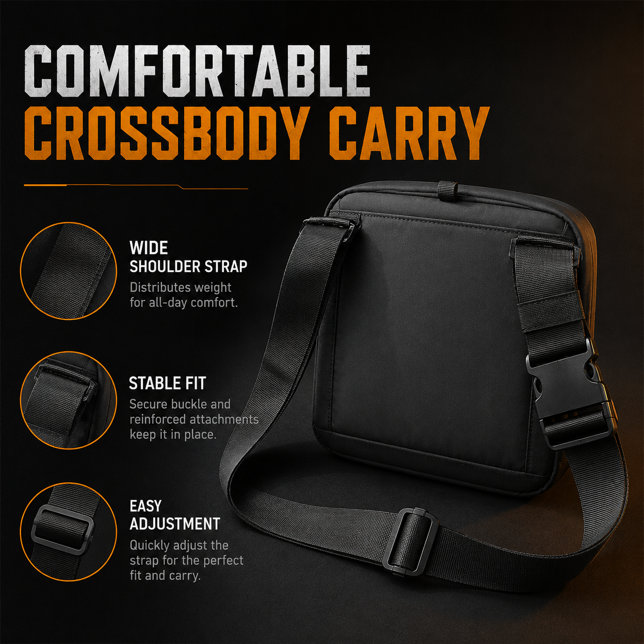 Premium Magnetic Quick Release - Edc Carry Bag For Men 评论和价格
