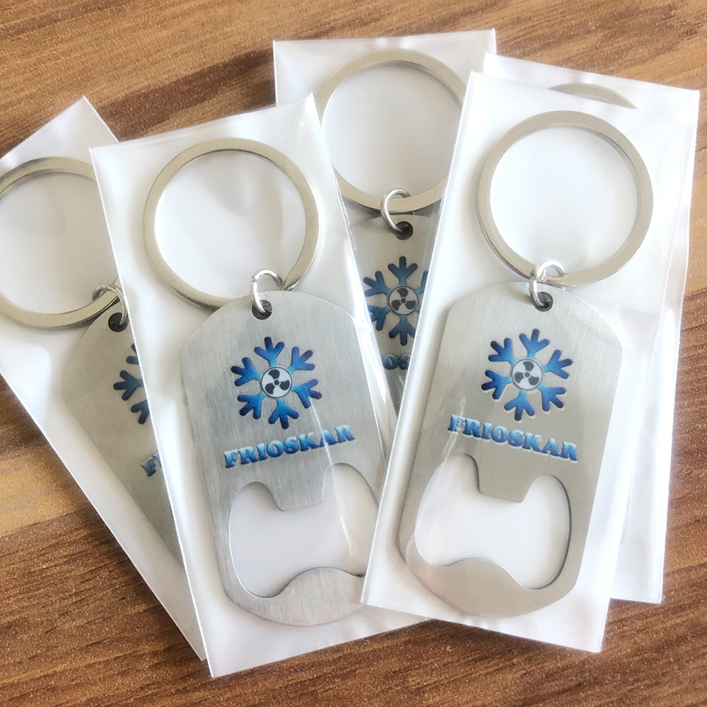 Custom Company Logo Stainless  - Bottle Opener Keyring 评论和价格