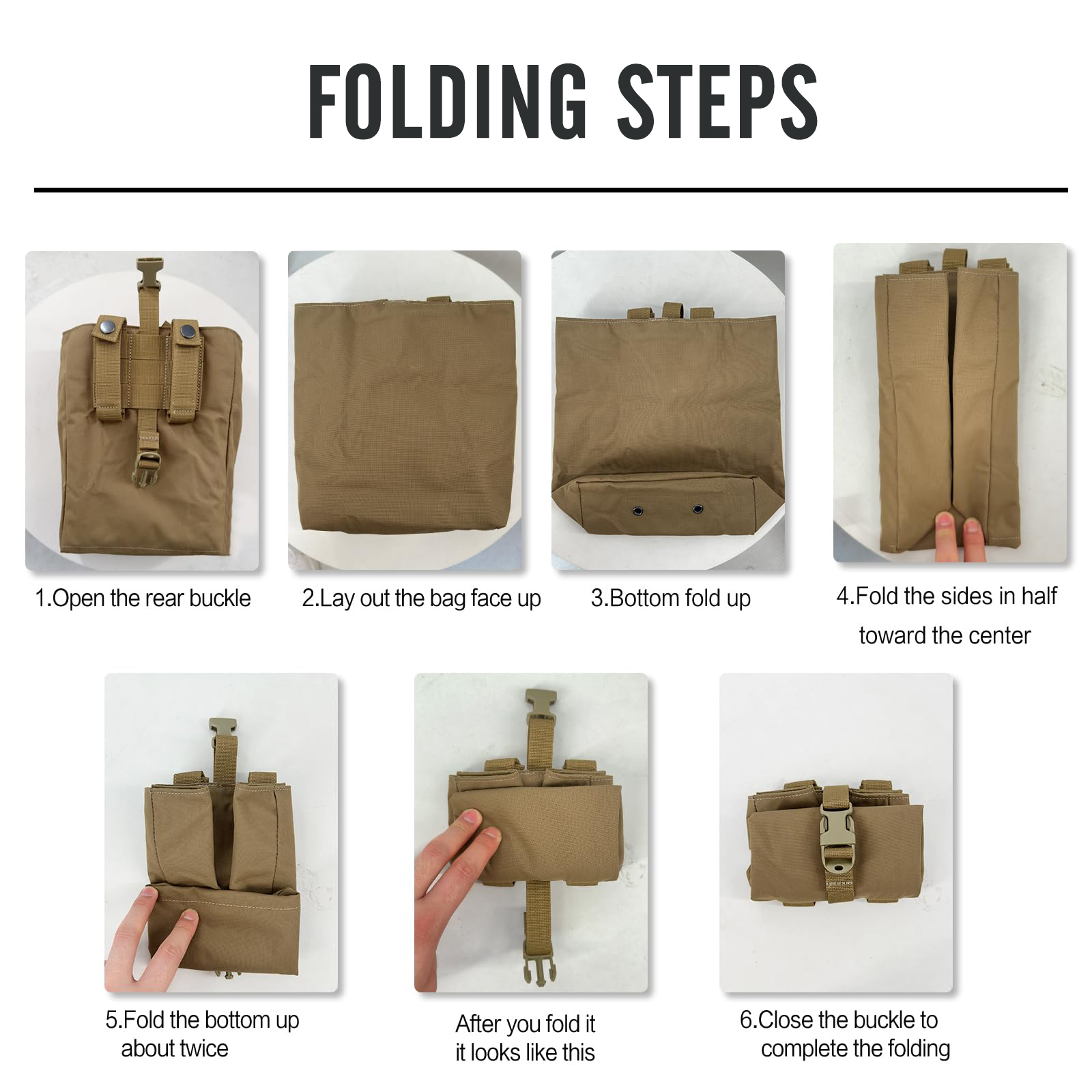 New Molle Folding Dump Drop Ma - Edc Able Carry 评论和价格