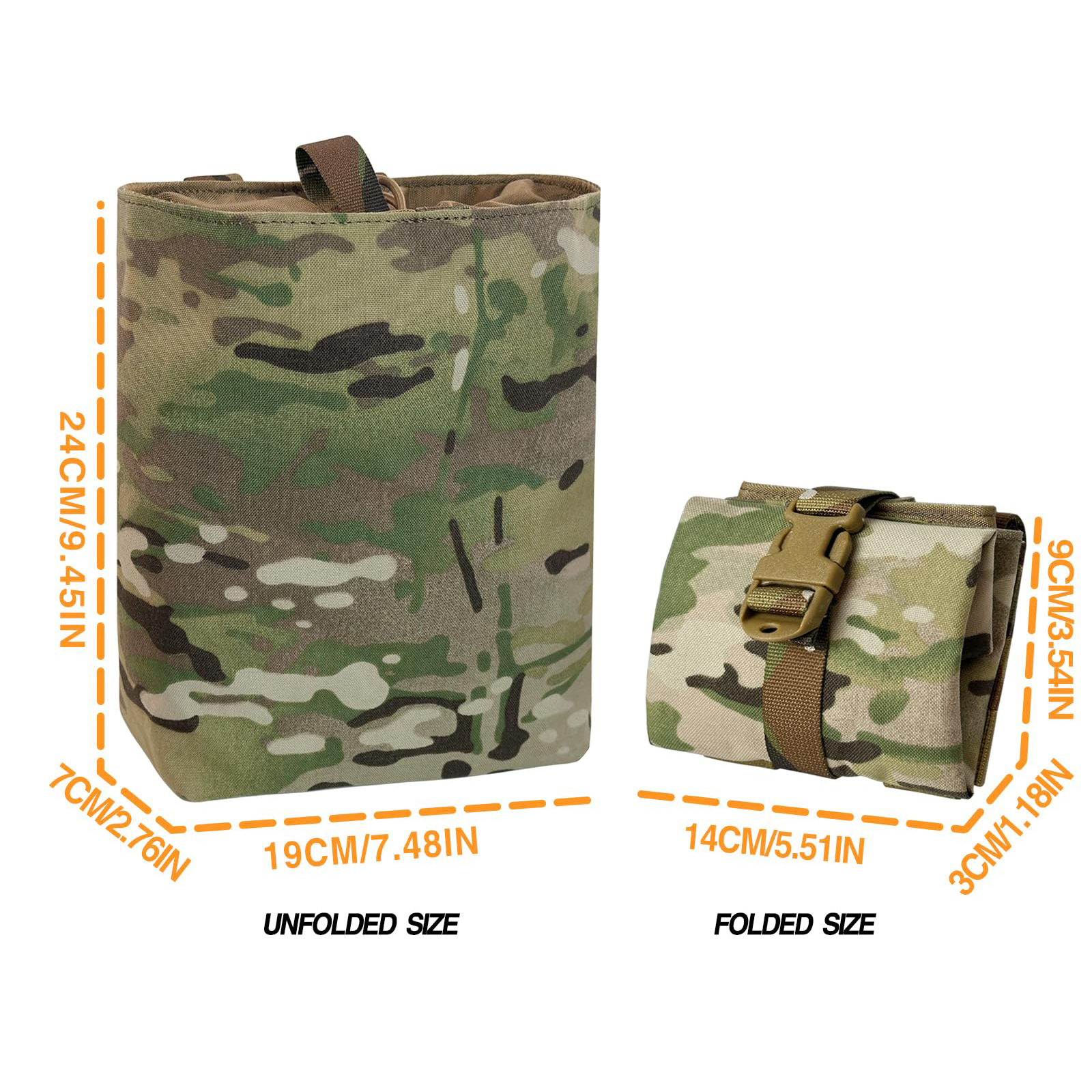 New Molle Folding Dump Drop Ma - Edc Able Carry 评论和价格