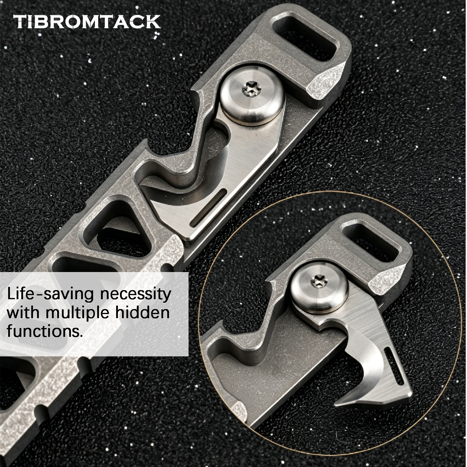 TIBROMTACK Titanium Multi-Func - Edc Every Day Carry おもちゃ 评论和价格