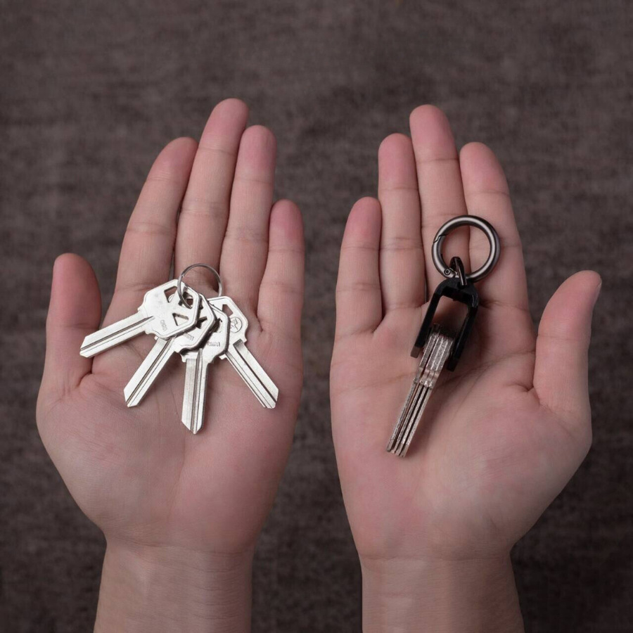 EDC Mini Key Organizer Keychai - Edc Carry Card 评论和价格